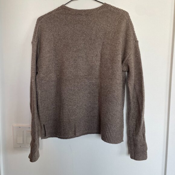 GAP Light Brown Soft Cashmere Wool Feel Sweater - Picture 3 of 4